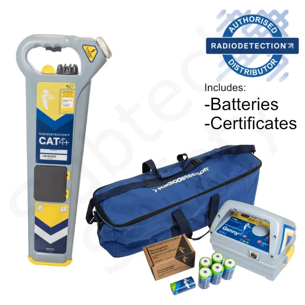 Radiodetection CAT4+ and Genny4 NiMH Battery Kit with Bag