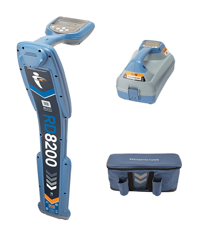 Radiodetection RD8200 Kit with TX-10 Transmitter and Soft Bag