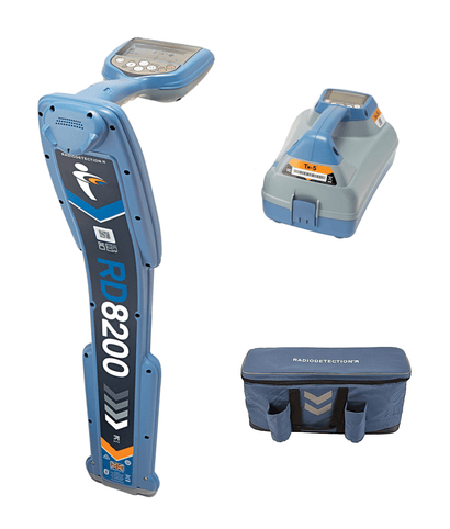Radiodetection RD8200 Kit with TX-5 Transmitter and Soft Bag