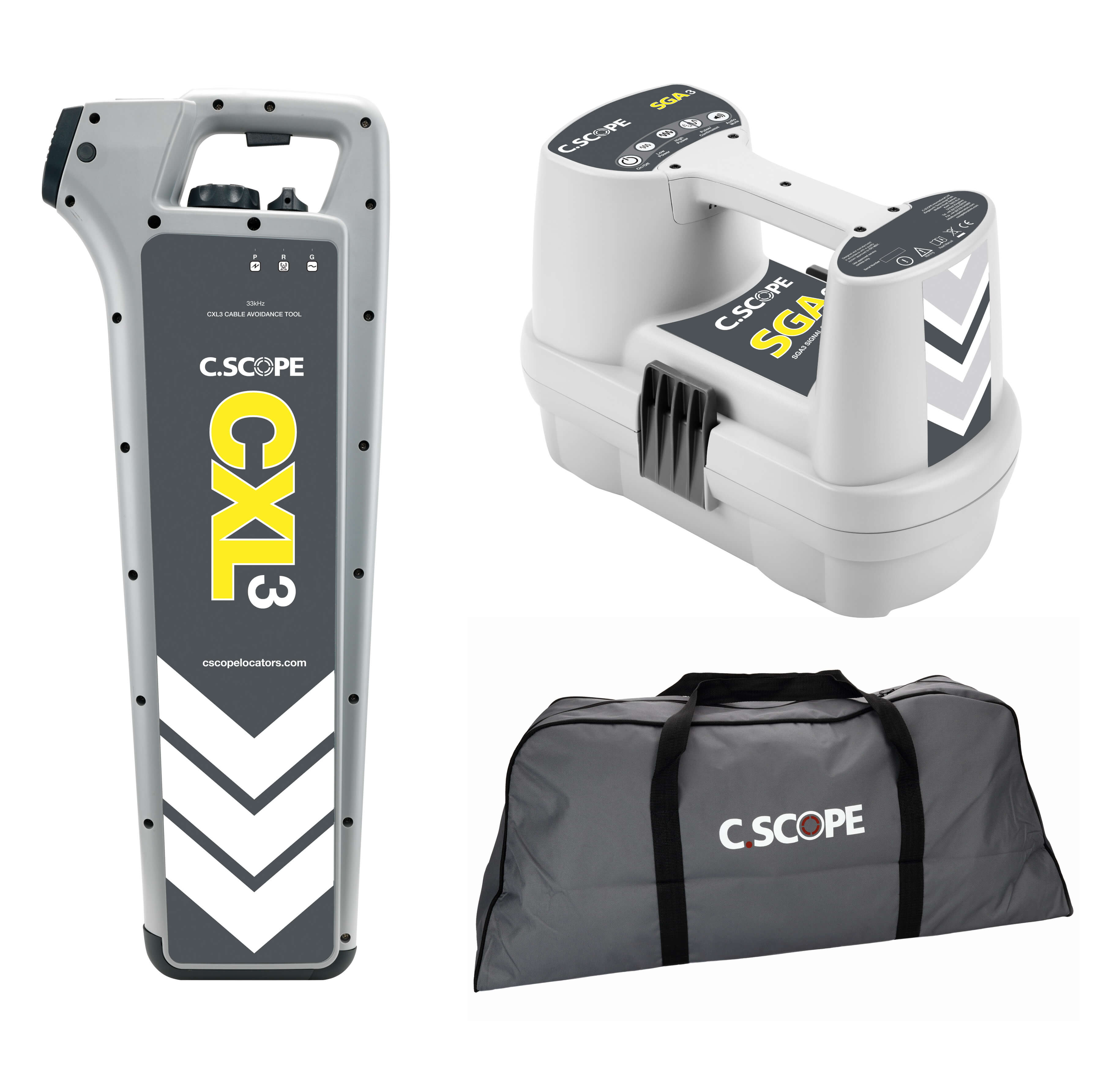 C.Scope CXL3 Top Value Cable Detector Kit with SGA3 and Soft bag - Cable Detector Calibration & Sales