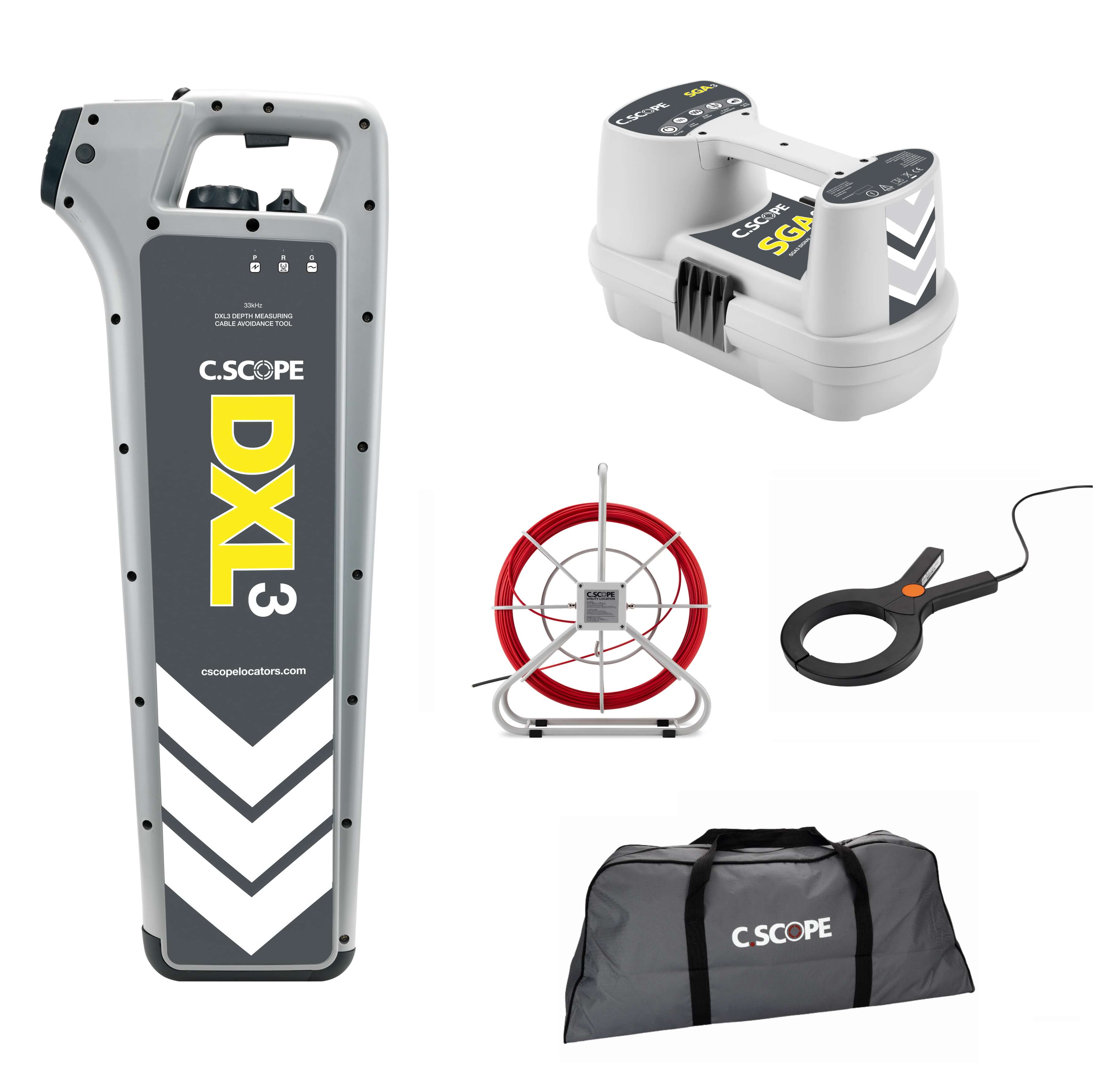 C.Scope DXL3 Top Value Builders Kit with SGA3 Signal Generator and Soft bag - Cable Detector Calibration & Sales