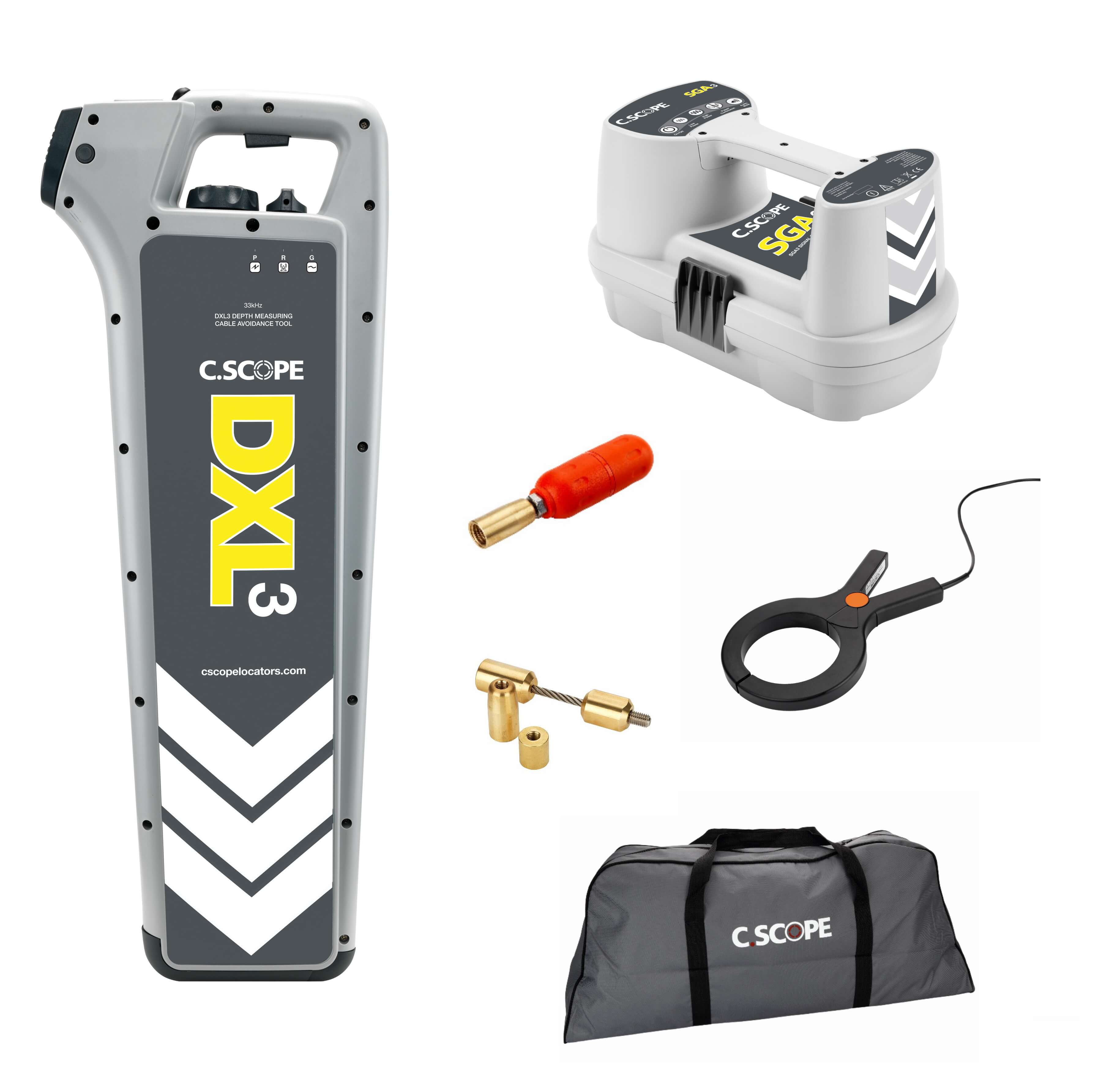 C.Scope DXL3 Top Value Junior Builders Kit with SGA3 Signal Generator and Soft bag - Cable Detector Calibration & Sales