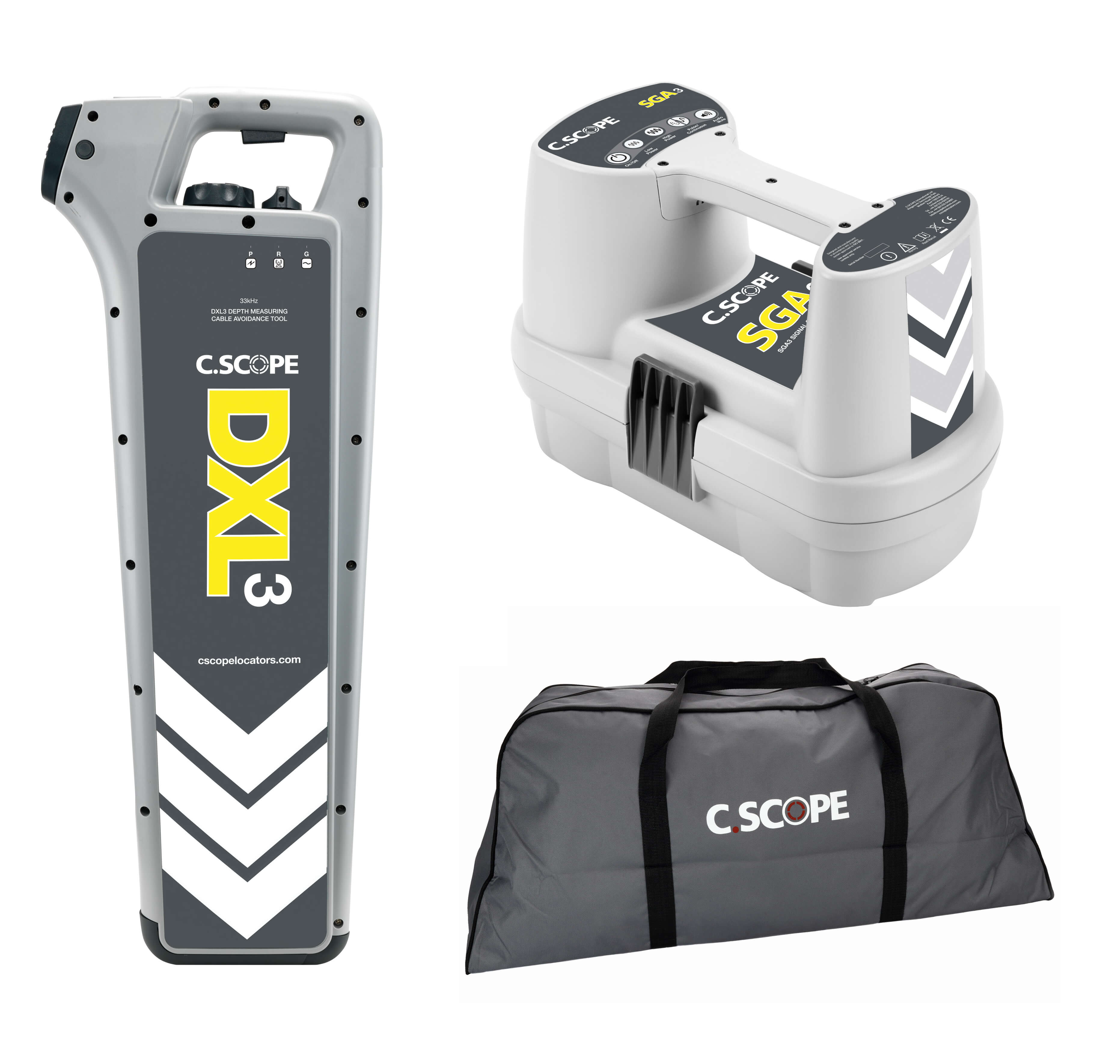 C.Scope DXL3 Top Value Cable Detector Kit with SGA3 and Soft bag - Cable Detector Calibration & Sales